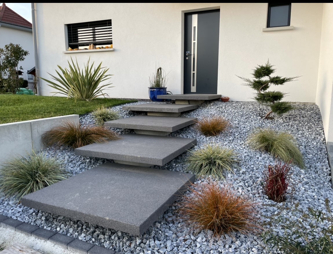 ESCALIERS | Art Design Aménagement paysager : création de jardins et bassins, clôtures et terrassement sur Kingersheim et Colmar Wittelsheim 0